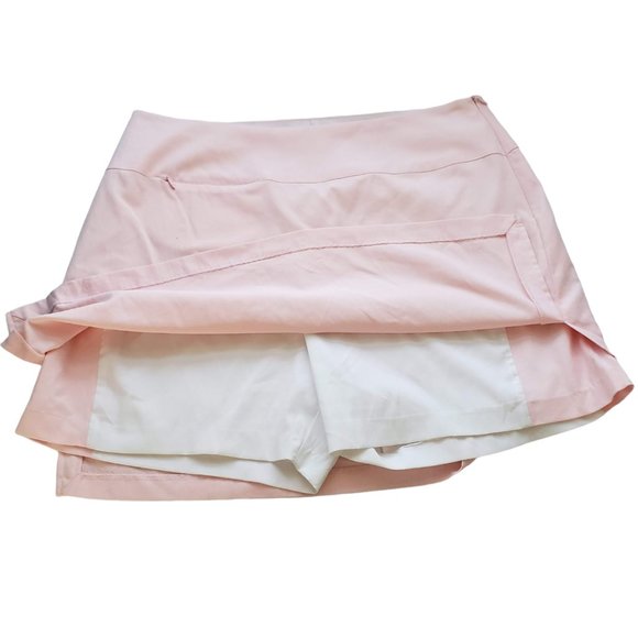 Tehama womens Pink golf skirt size 14 athletic skort MINT EUC - Picture 2 of 7